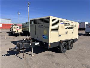 High-performance 2012 Doosan HP750WCU-T4i Towable Air Compressor,