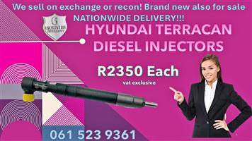 HYUNDAI TERRACAN DIESEL INJECTORS ON EXCHANGE OR RECON