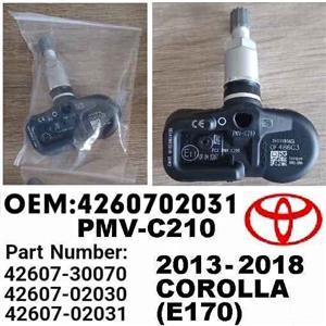 Toyota Corolla E170 TPMS tyre pressure monitor sensors