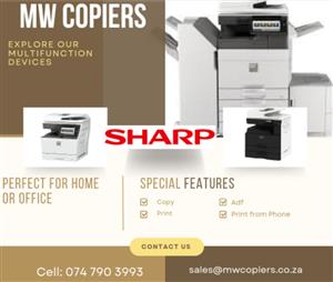 New Copiers, we do affordable Rentals