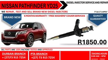 Nissan Pathfinder yd25 Diesel Injectors 