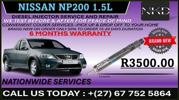 Nissan Np200 1.5L(BRAND NEW) Diesel Fuel Injectors