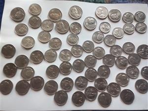 Collectable coins.8 x 50cents 1966.54 x 20 cent pieces