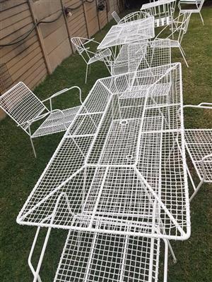 4 x  Steel wire garden sets