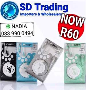 Wired Handsfree Earphones with Storage Box