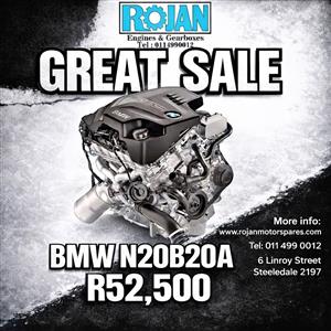 GREAT SALE- BMW N20B20A ENGINE 