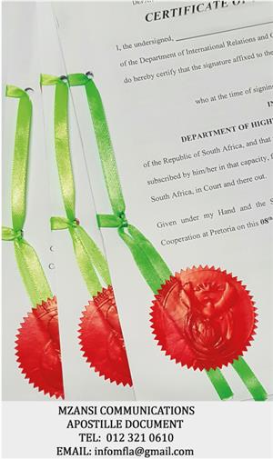 Apostille services for use in Moldova 