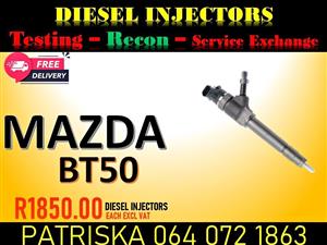 GET YOUR DIESEL INJECTORS FORS MAZDA BT50 NEW OR RECON