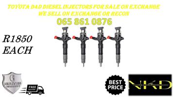 RECONDITION DIESEL INJECTORS FOR TOYOTA D4D FOR SALE