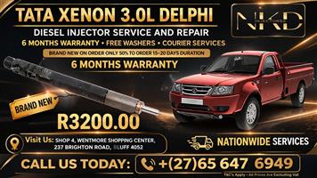 Tata Xenon 3l Delphi Diesel Injectors