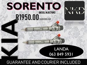 KIA SORENTO DIESEL INJECTORS FOR SALE IN GAUTENG EASTERN PRETORIA 