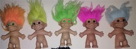 Vintage 90's Russ Trolls dolls 