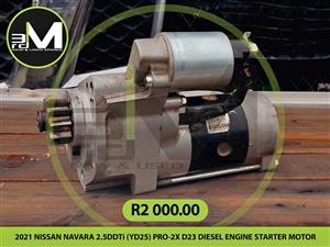 2021 NISSAN NAVARA 2.5DDTi (YD25) PRO-2X D23 DIESEL ENGINE STARTER MOTOR