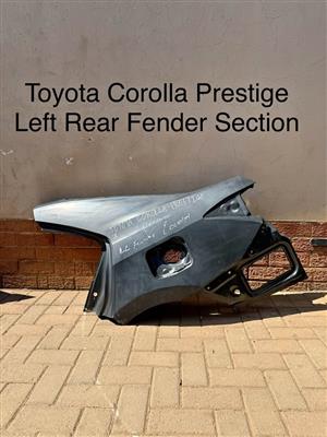 Left Rear Fender Section Body Panel for Toyota Corolla Prestige 