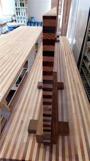 Laminated mix timber counters table  tops 