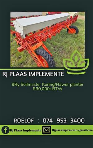 9ry Soilmaster Koring Planter