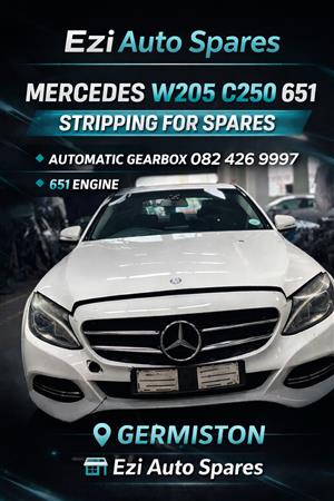 MERCEDES BENZ W205 651 c250 STRIPPING FOR SPARES 