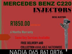 MERCEDES C220 DIESEL INJECTORS FOR SALE