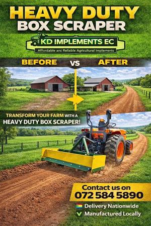 HEAVY DUTY BOX SCRAPERS