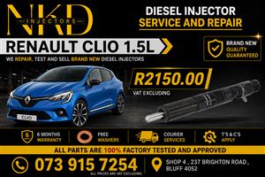 _Renault_Clio_1.5L_Diesel_Injectors 