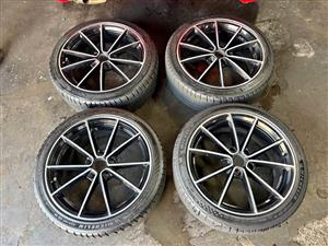 Golf 7 club sport rims and tyres