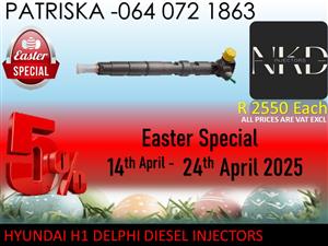 EASTER SPECIALS FOR HYUNDAI H1 DIESEL INJECTORS FOR SALE 