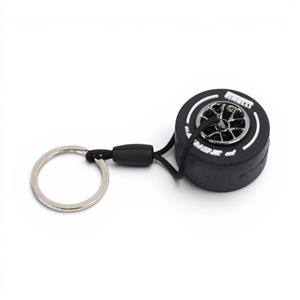 Keyring with Pirelli Tyre & Wheel Design