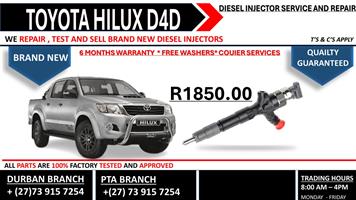 Toyota Hilux Diesel Injectors 