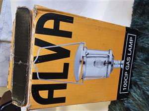 Alva 100cp Gas Lamp, never used, 8cm - 12.5cm - 11.5cm 