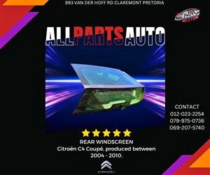 CITROEN C4 COUPE REAR ROOFTOP GLASS & WITH REAR WINDSCREEN FOR SALE