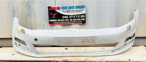 VW Golf 7 TSI front bumper with washer holes