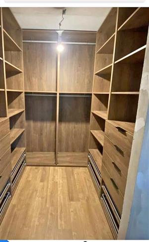 Walk in Wardrobes his and hers