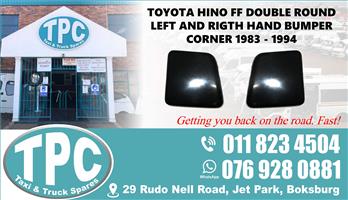 Toyota Hino FF Double Round Left and Right Hand Bumper Corners - For Sale at TPC