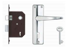 Godrej 2 Lever Grover Lockset and Handle