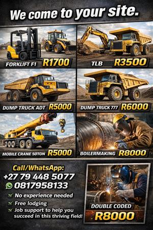 Operator, Welding and Safety Courses