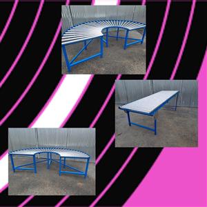  Gravity roller conveyors forged to any