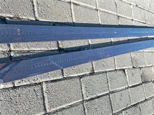 Steel racks for gate motor per 4m