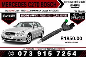 _Mercedes_C270_Bosch_Diesel_Fuel_Injectors 
