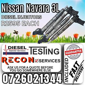 Nissan Navara 3L diesel injectors for sale