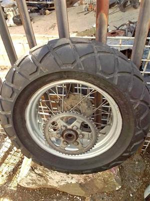 YAMAHA TW200 REAR WHEEL IN GOOD CONDITION | Junk Mail Marketplace