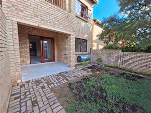 Ground-floor apartment featuring two bedrooms and one bathroom.