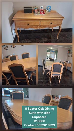 Oak Dining Suite