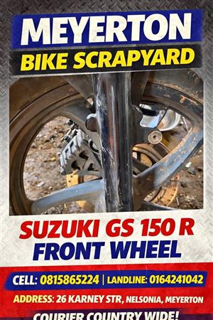 Suzuki GS 150 R front wheel.   