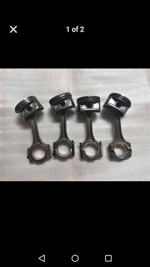 Vw polo 1,6 CLS pistons and conrods complete set
