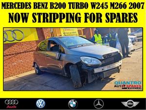 Mercedes Benz B200 Turbo W245 M266 2007 Now Stripping For Spares 
