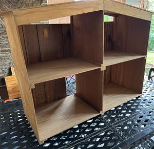 Wooden dollhouse