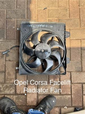 Opel Corsa Facelift Radiator Fan