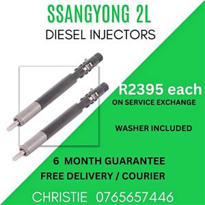 Ssangyong 2L Diesel Injectors for sale