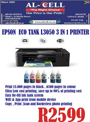 Epson Eco Tank L3050 3 In 1 Printer
