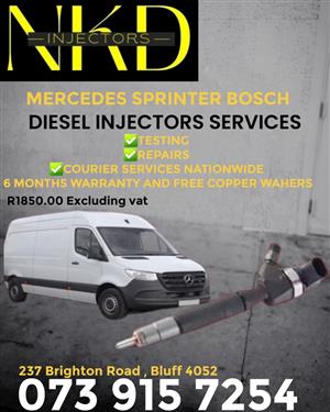 HIGH FUEL CONSUMPTION MERCEDES SPRINTER BOSCH WE REPAIR YOUR INJECTORS 